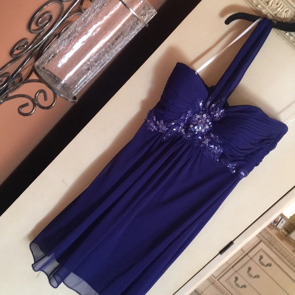 Beaded and float cocktail dress